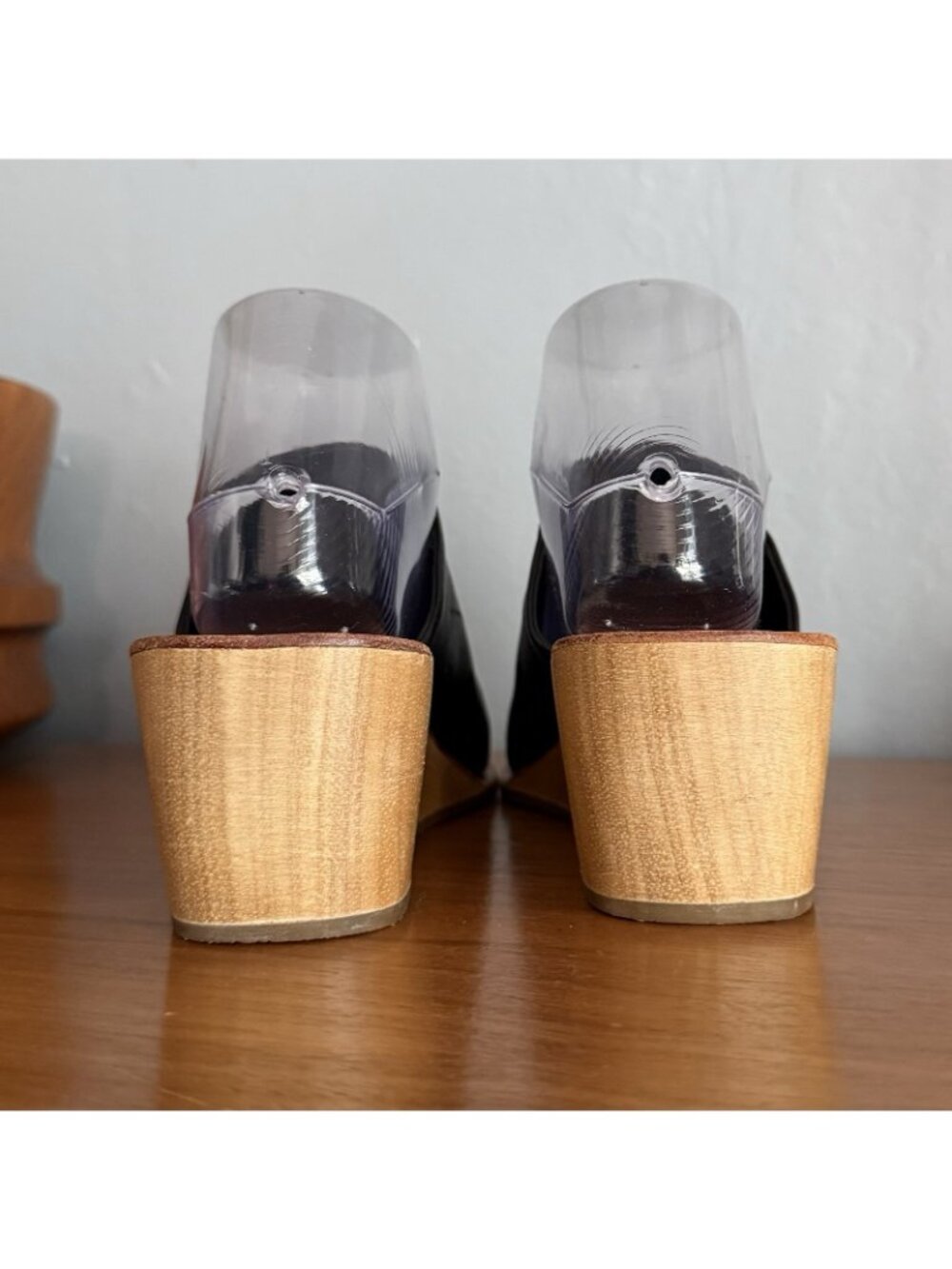 Rachel Comey Lyell Leather Wedge Slide Sandals - Picture 5 of 10